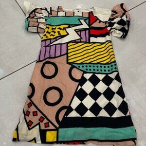 Marin & Morgan Print Kids Dress